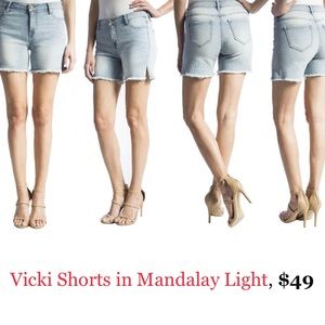 Liverpool Vicki Shorts in Mandalay Light
